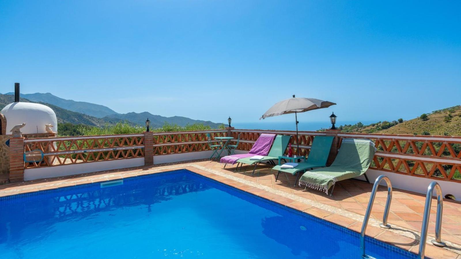 Cortijo El Mirador Frigiliana By Ruralidays Villa Exterior foto
