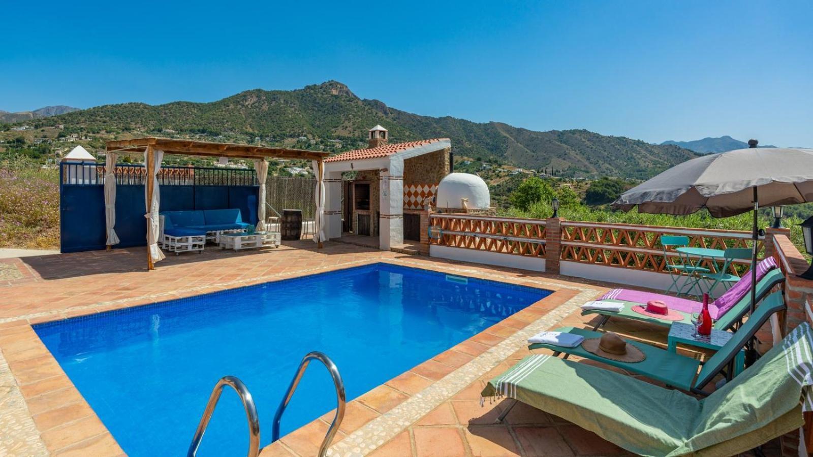 Cortijo El Mirador Frigiliana By Ruralidays Villa Exterior foto